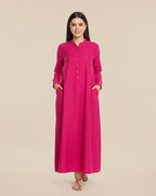 2-Piece Deep Baribe Pink Ready to Wear Dress