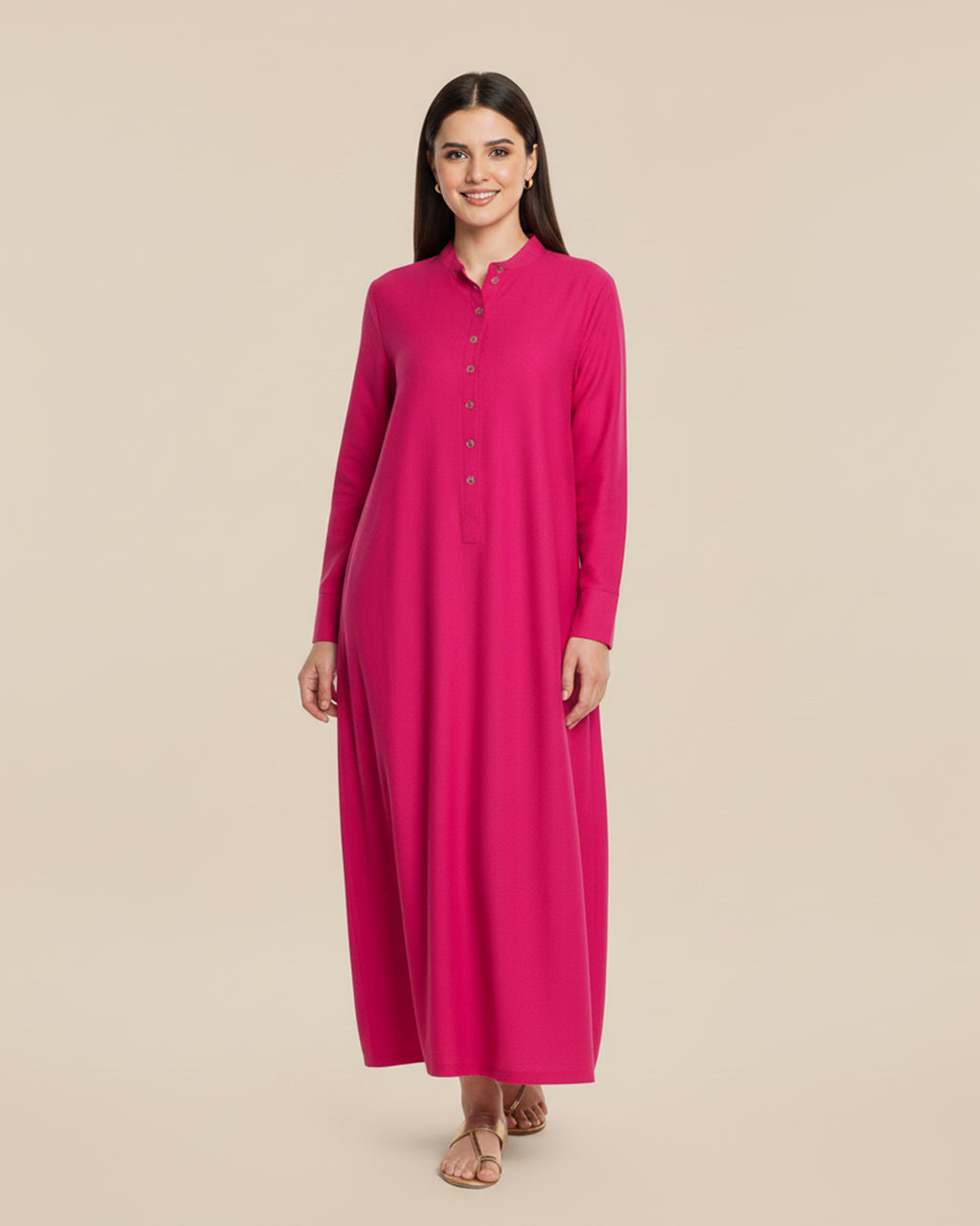 2-Piece Deep Baribe Pink Ready to Wear Dress