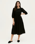 Black Chikankari Dress