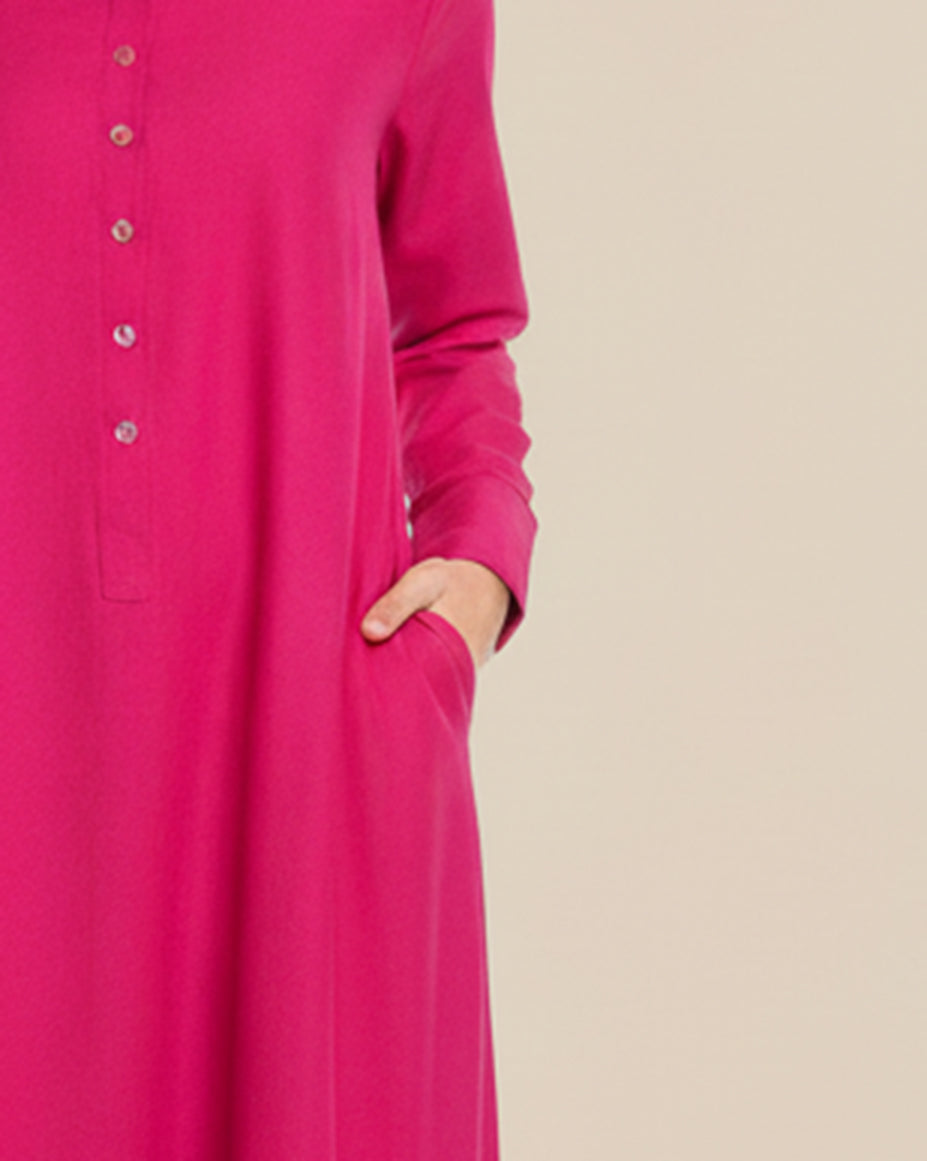 2-Piece Deep Baribe Pink Ready to Wear Dress