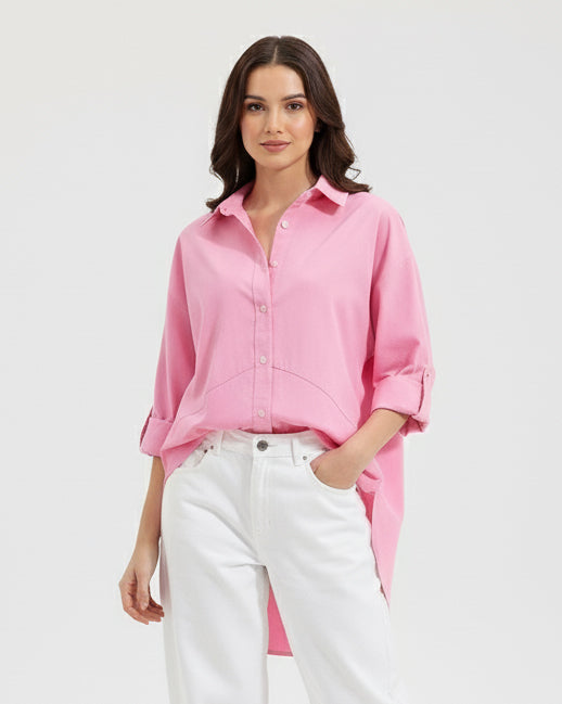 Button Down Shirt Pink