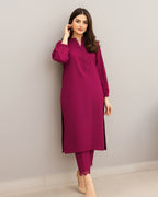 2-Piece Magenta Ready to Wear Dress
