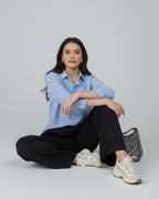 Button Down Shirt Sky Blue