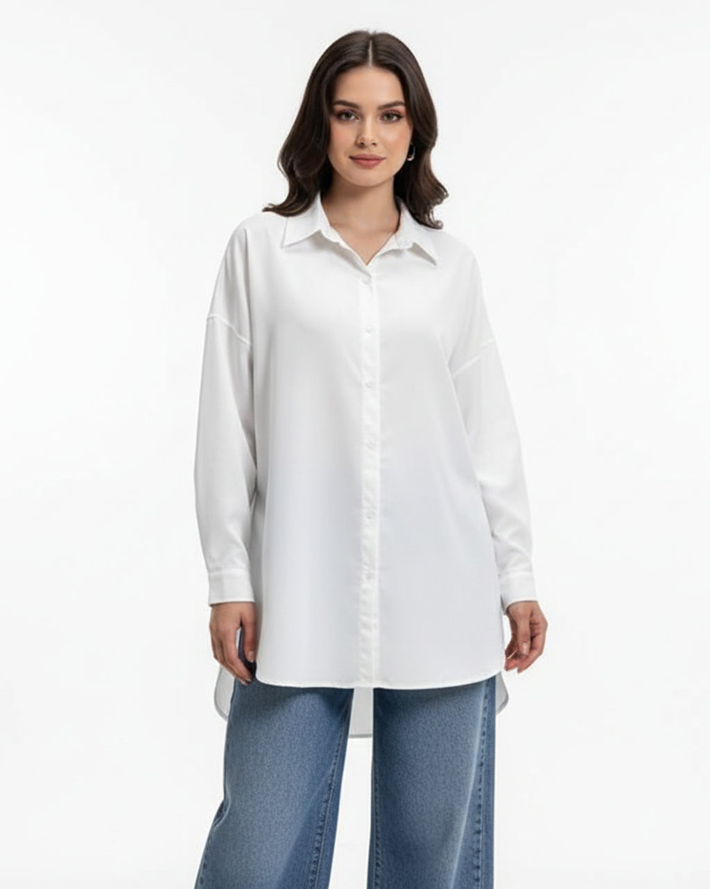 Button Down Shirt White