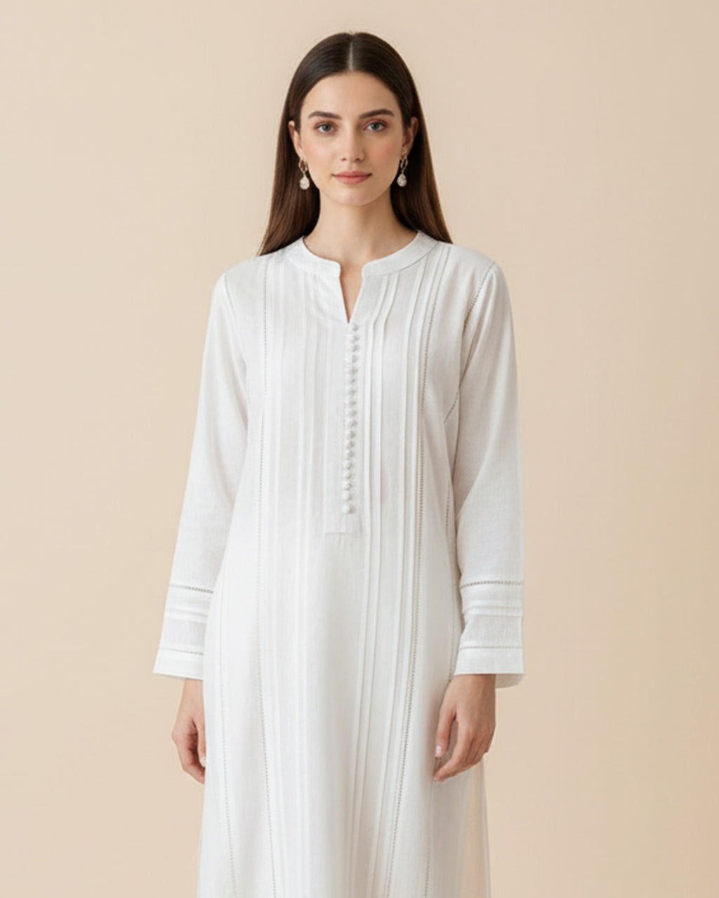 2-Piece Sky White Ready to Wear Dress