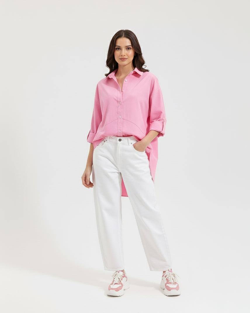 Button Down Shirt Pink