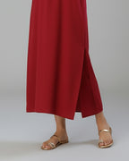 2-Piece Sky Maroon Ready to Wear Dress